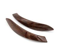 Cubiertas tiradores puerta Para 3 4 Series F30 F31 F35 F80 F34 F36 2013-2018 Embellecedor De La Cubierta Exterior De La Manija Del Tirador De La Puerta Interior Izquierda Derecha(Walnut 2pcs)