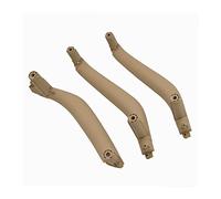Cubiertas tiradores puerta Para F15 X5 2013-2018 Para F16 X6 2014-2019 Cubierta Embellecedora Para Tirador De Manija De Puerta Interior De Coche Izquierda Derecha(Beige LHD)