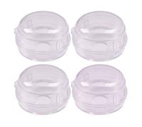 Cubiertas transparentes para pomos de estufa, protectores de horno para niños, para el hogar, cocina, paquete de 4