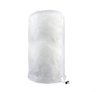 Cubiertas transpirables para plantas con cremallera y cordón, tela no tejida para protección contra heladas y defensa estacional contra insectos y frío (120 x 180 cm)