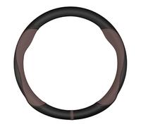 Cubiertas Volante automóvil para Civic para Jazz para Acuerdo para Piloto para Pasaporte para Stepwgn para CRV para BRV para HRV para Insight 38cm Cubierta Volante PU Elegante(O Brown)