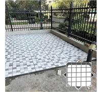 Cubiertas y marcos de alcantarilla resistentes a la intemperie para jardín séptico, duradero, 8 cm de grosor, 40 x 40 cm, perfecto para uso en exteriores
