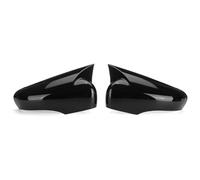 Cubiertasespejo retrovisor Para Clio 4 MK4 Para Captur Para Zoe 2012-2019 Cubierta Lateral Retrovisor Coche Pegatina Para Tapa Ala Carcasa Exterior Puerta(Gloss BlacK)