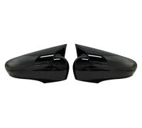 Cubiertasespejo retrovisor Para Clio MK4 2012 2013 2014-2019 Carcasa Espejo Retrovisor Tipo Ala Murciélago Tapas(Bright blacK)