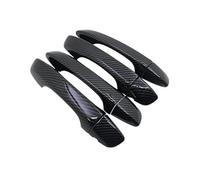 Cubiertmanija Puerta Exterior Coche Para VW Para POLO MK6 Piezas Protectoras Exteriores Coche Accesorios Pegatinas Cubierta Manija Puerta Coche Embellecedor(Carbon Fiber)