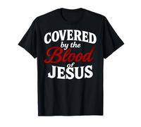 Cubierto por el versículo de la Biblia de Sangre - Apocalipsis 12:11 Camiseta