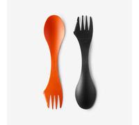 Cubiertos 3 en 1 para trekking, tenedor, cuchillo, cuchara, Spork original Talla única