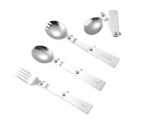 Cubiertos Plegables De 3 Piezas, Cubiertos De Acero Inoxidable, Cubiertos Portátiles, Cubiertos De Cocina, Adecuados Para El Hogar, Viajes, Camping