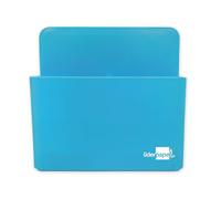 Cubilete portalapices liderpapel plastico magnetico azul 125x75x40 mm - CB01