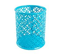 Cubilete portalapices q-connect metal redondo diametro 80 altura 100 mm turquesa - KF11223