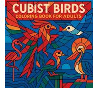 Cubist Birds - Coloring Book for Adults