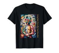 Cubist Living Rent Free In My Own Brain Rot Diseño Mental Camiseta