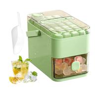 Cubitera con caja de almacenamiento, molde para cubitos de hielo para cócteles y bebidas, fácil extracción para zumos, cócteles, café y accesorios de cocina