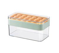 Cubitera con tapa y recipiente, molde de cubitos de hielo con recipiente | Juego de cubitera con tapa y recipiente | Fabricación de moldes de cubitos de hielo para bebidas, café y ta s,