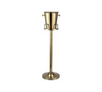 Cubitera de acero inoxidable con soporte, enfriador de cerveza y champán para vino, contenedor de bebidas para fiestas, bar en casa