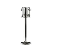 Cubitera de acero inoxidable con soporte para vino, champán, cerveza, clubes de karaoke, fiestas de bar, bebidas y enfriador de vino