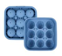 Cubitera de Fútbol,Molde de Silicona para Chocolate con 9 Cavidades de Balones de Fútbol | Cubitera para Congelador | para de Verano en Casa Reuniones Familiares Días de Juego