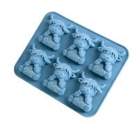 Cubitera de silicona | 6 moldes reutilizables aptos para alimentos, divertidos moldes para helados para cócteles - para fiestas, celebraciones, bar en casa, congelador