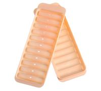 Cubitera de Silicona Cubitera Apilable Con Tapa Moldes Y Cubiteras Para Bebidas Refrigeradas, Whisky Y Cócteles, Certificado LFGB Y Libre De BPA, Negro