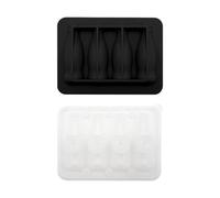 Cubitera de silicona, juego de 4 moldes en forma de botella, fácil extracción de 4 compartimentos, para , bares, whisky, cócteles, zumos, café