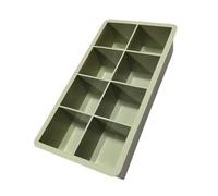 Cubitera grande para cubitos de hielo cuadrada, 8 rejillas de cubitos de hielo, bandejas de cubitos de hielo para cócteles, cubitos de hielo multiusos para whisky, molde de hielo para el hogar