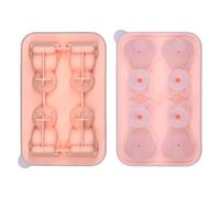 Cubitera - Molde para cubitos de hielo con forma de gato, reutilizable, de silicona, juego de herramientas de refrigeración de cocina, accesorios para enfriar bebidas para whisky, cócteles, vino