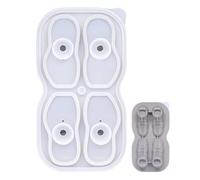 Cubitera para bloques grandes, molde de silicona pequeño para frigorífico, apto para alimentos, fácil extracción, forma de zapatos, resistente a las heladas, para cócteles, whisky, refrescos y postres