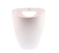 Cubitera para botellas de vino Koala Nature 3,5 L - Champanera acrílica para 2 botellas de vino, cava o champagne - Enfriador rápido, ligero, apilable y reutilizable, con asas, color blanco