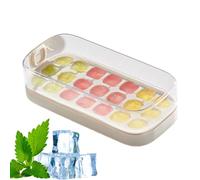 Cubitera Para Hielo - 21 Rejillas Bandejas Cubitos Hielo Silicone Congelador Fabricadas En - Moldes Flexibles De Gran Capacidad Para Bebidas Café Cóctel Whisky Agua Y Con Tapa