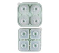 Cubitera - Recipiente de Silicona Reutilizable y Portátil con Tapa Embudo | Bandeja De Hielo Fácil Desmoldeo,Para Congelar En Casa Hogar Comida Bebidas Congelador Verano