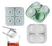 Cubitera - Recipiente Portátil Silicona Reutilizable Con Tapa Embudo | Cubitera Con Tapa,Para Congelar En Casa Hogar Comida Bebidas Congelador Verano