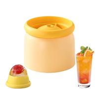 Cubitera redonda | Juego de 6 moldes de bolas grandes para whisky, zumo, bebidas, cócteles, café, zumo, bebidas, cócteles, café, bebidas, alimentos, chocolate, dulces, cocina, fiestas, etc