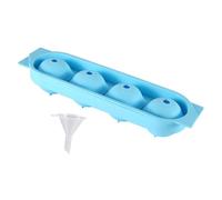 Cubitera Silicona Congelador | 4 Cavidades Hielo Vino - Molde para Hacer Hielo | Mujeres Barman y Anfitrionas Hogar Bar Verano Cóctel Picnic Bebidas Vino Whisky