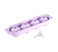 Cubitera Silicona Congelador 4 Cavidades Reutilizable