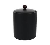 Cubiteras 1 cubo de hielo de acero inoxidable, cubo de champán engrosado, cubo de vino tinto, cubo de cerveza, cubo de hielo for el hogar, cubo pequeño for Bar, fiesta, hotel Cubitera de Hielo(Negro)