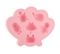Cubiteras de Silicona Moldes Reutilizables con Forma de Animales
