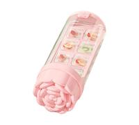 Cubiteras De Silicona Para Congelador | 8 Cavidades Silicona Alimentaria Flor Botella | Moldes Portátiles Cubitos De Hielo - Para Congelador Cócteles Whiskey Bebidas Cocina Hogar Picnic