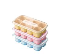cubiteras para hielo Molde de silicona for bandeja helados, ideal for el hogar, apto for alimentos congelados, mini moldes for(Yellow Pink Blue)