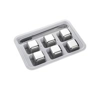 Cubitos de hielo de acero inoxidable - Piedras de whisky de cubo de hielo reutilizables, regalos de whisky para hombres | Cubitos de Hielo para Whisky Vodka Licores Vino