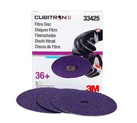 Cubitron 3 M 33425 II 7 "x 7/8" Disco de Fibra abrasivos Discos - 5/Caja