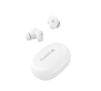 Cubitt Power Buds - Auriculares inalámbricos con modo ANC y transparencia, Bluetooth 6.0, baja latencia, controles táctiles, funda de 500 mAh, color blanco nieve