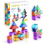Cubixx - Bloques de construcción magnéticos para niños a Partir de 3 años, Juguetes educativos creativos en un Conjunto de 22 Piezas,Juguetes magnéticos de construcción para niñas y niños