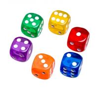 Cubo - 16 Mm Transparente - Paquete De 50