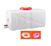 Cubo Agua Para Uso Doméstico 3.3mm Espesor Pared Almacenamiento Agua Fácil Y Conveniente Portable Plastic Water Containers Water Tank Para Vivir Al Aire Libre Sitio Granja RV Camping Agua(Size:35L)