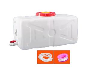 Cubo Agua Para Uso Doméstico 3.3mm Espesor Pared Almacenamiento Agua Fácil Y Conveniente Portable Plastic Water Containers Water Tank Para Vivir Al Aire Libre Sitio Granja RV Camping Agua(Size:50L)