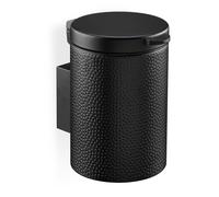 Relaxdays Cubo de basura para baño con grabado 3 l negro