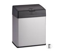 Cubo basura rectangular papelera de acero 3 litros extraíble cubo de basura