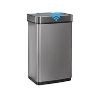 Cubo basura sensor contenedor de residuos 60 L gris cubo de basura automático