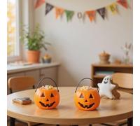 Cubo Calabaza Decoración Hogar Portátil Fantasma Calabaza