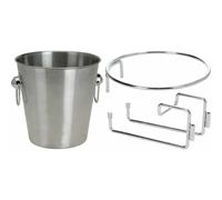CUBO CHAMPAN + SOPORTE MESA INOXIDABLE